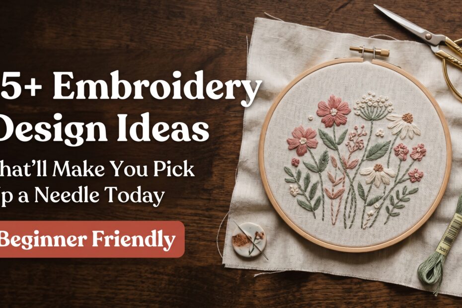 15+ Embroidery Design Ideas That'll Make You Pick Up a Needle Today