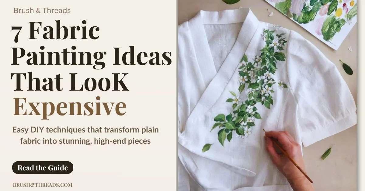 7 Fabric Painting Ideas That Look Expensive