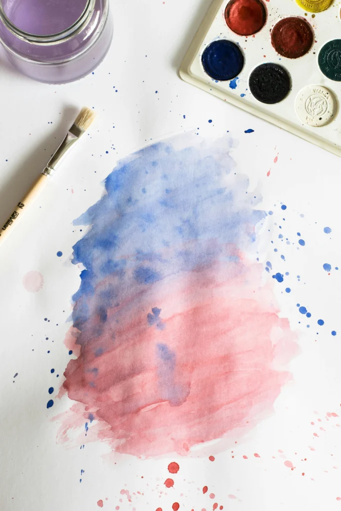 Watercolour-Effect Ombre