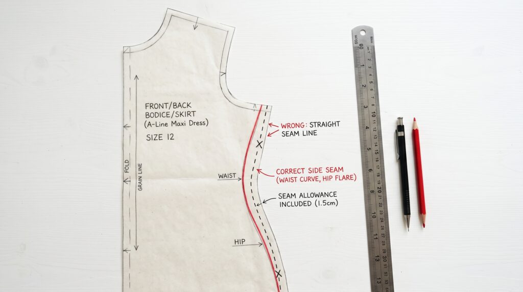 A-Line Maxi Dress Pattern