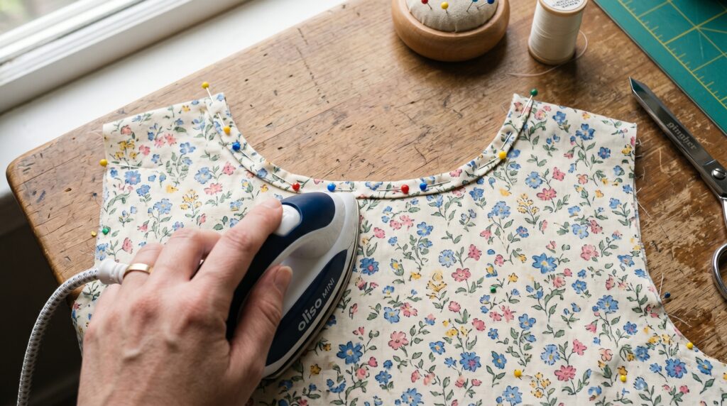 A narrow hem
