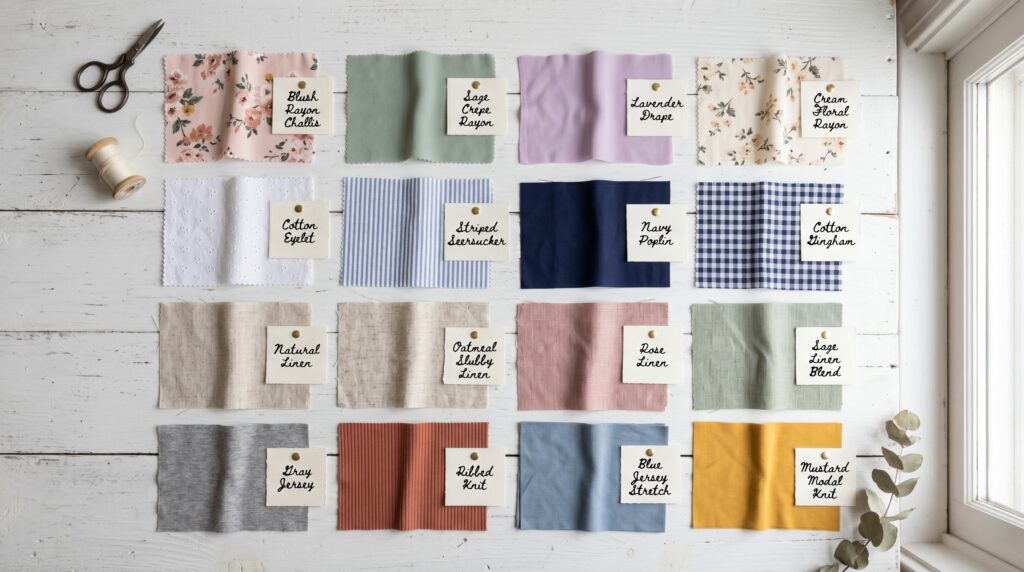 Choose the Best Fabric for Sewing a Maxi Dress