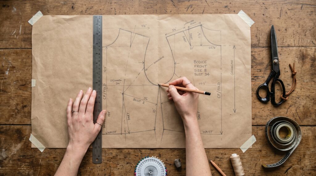 Draft Your Free Maxi Dress Pattern 