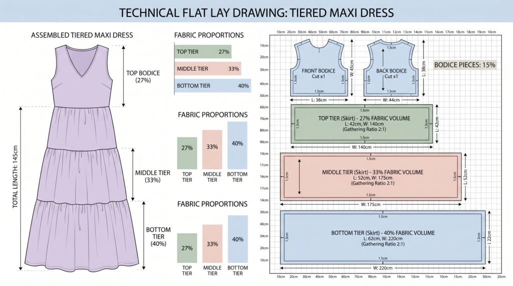 Tiered Maxi Dress Pattern