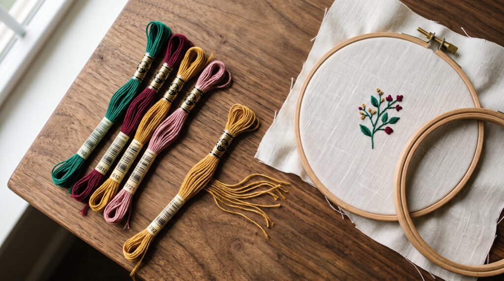 Choosing the Right Embroidery Floss and Hoop