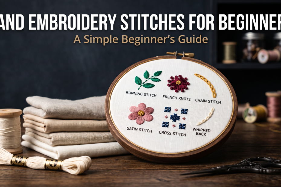 Hand Embroidery Stitches Every Beginner Should Learn First