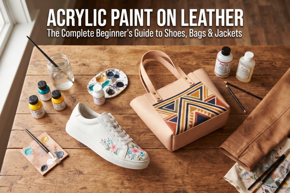 Acrylic Paint on Leather: The Complete Guide to Painting Shoes, Bags, and Jackets