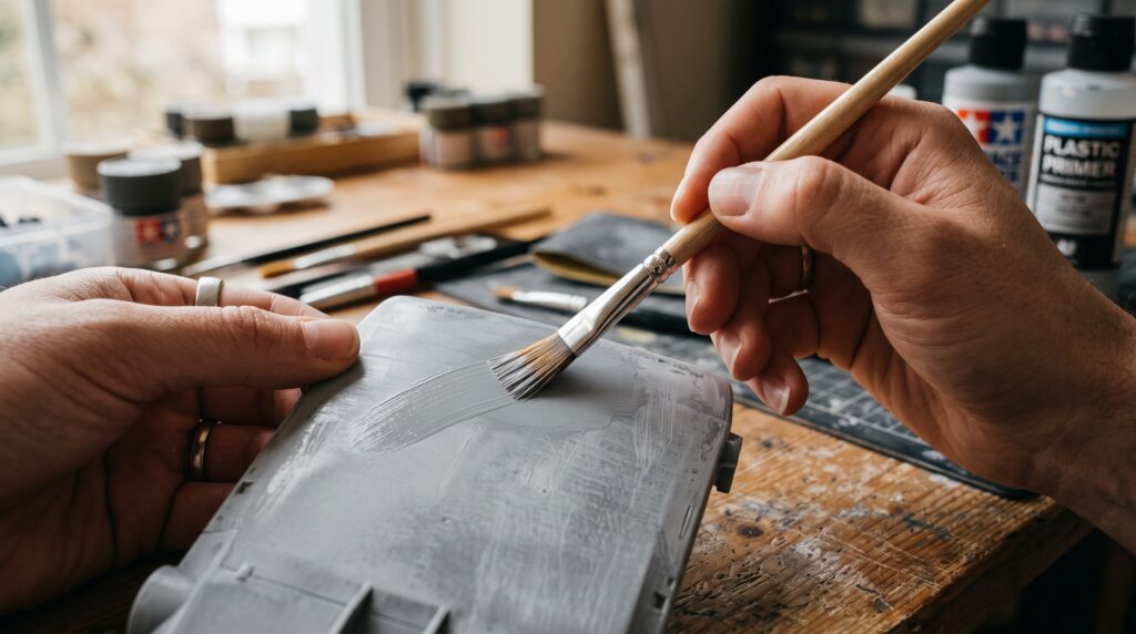 Apply a Plastic-Specific Primer