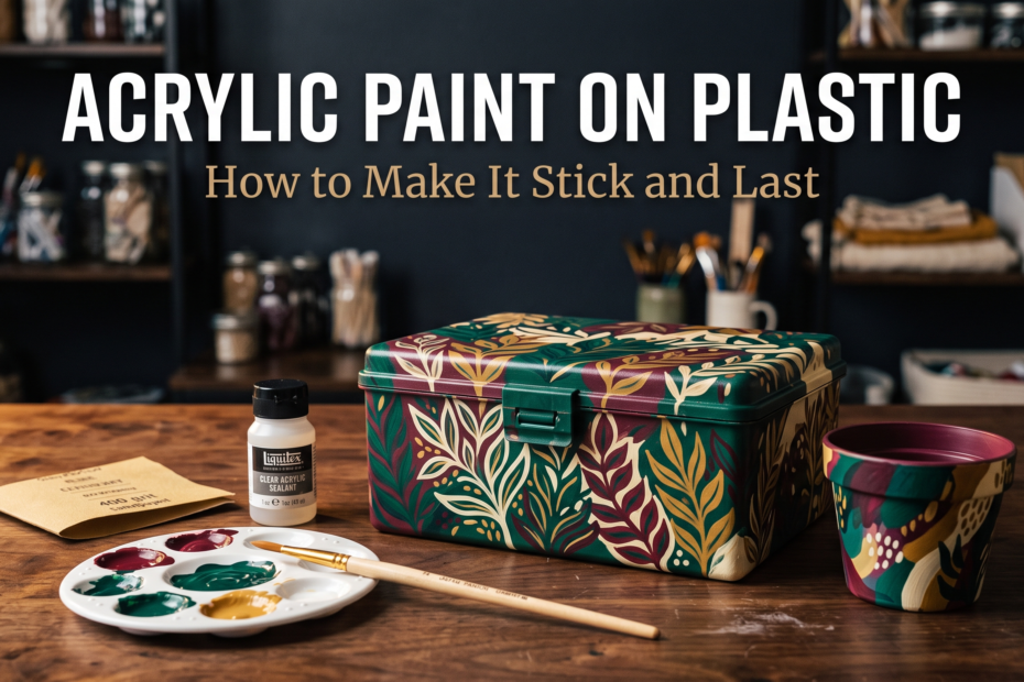 Acrylic Paint on Plastic: How to Make It Stick and Last