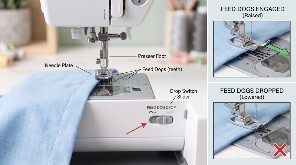 Fix Fabric Not Feeding Through the Machine